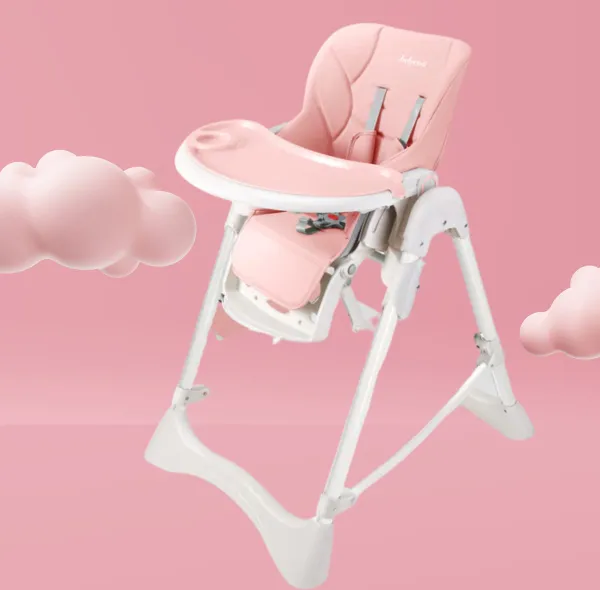 Op de loer liggen segment samenwerken Belecoo Kinderstoel - 2-in-1 Eetstoel - Babystoel - Peuterstoel -  Meegroeistoel - Verstelbaar - Inklapbare Eetstoel - met Wieltjes - Roze  kopen | Baby / Geboorte