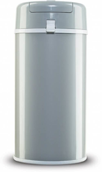 DiaperPail - Soft Grey - Luieremmer met speciale luiersluis - Werkt met normale vuilniszakken