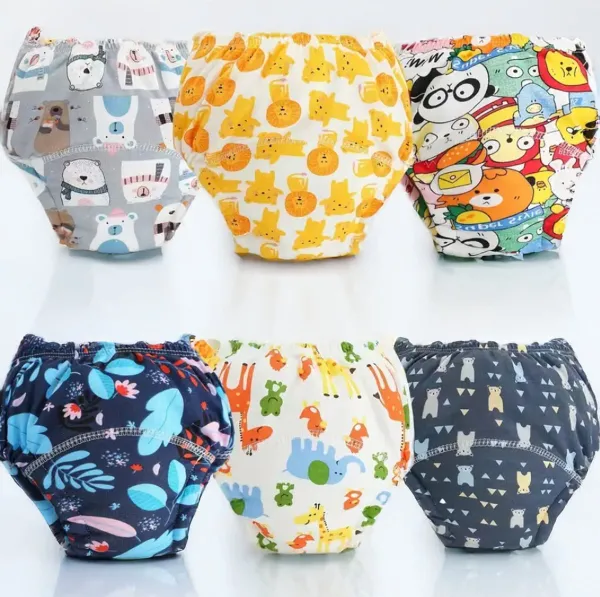 Dutchers.® Katoenen Oefenbroekjes - * - Zindelijkheidstraining - 6 stuks - Duurzaam - Wasbare Luiers - Peuters & Kleuters - 12 - 17 KG - 2,5 tot 5 Jaar - Hoog Absorptievermogen - Wasbaar - Incontinent