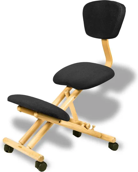 Ergonomic Chair with Knee and Backrest - Ideal for Seated Workers - Suitable for Large People up to 190 cm - Made in Italy verschoningsmatje met luieretui