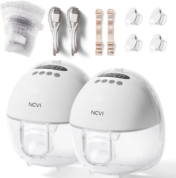 Handsfree Borstkolf met 4 Modi en 150 Min. Accu - Draagbaar en Comfortabel