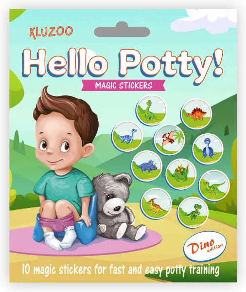 Richtlijnen Diversiteit opwinding Hello Potty! - 10 Magic Stickers met Dino's - Zindelijkheidstraining Kind -  Plasstickers voor kinderen- 10 Magische plasstickers - Stickers Dinosaurus  kopen | Baby / Geboorte