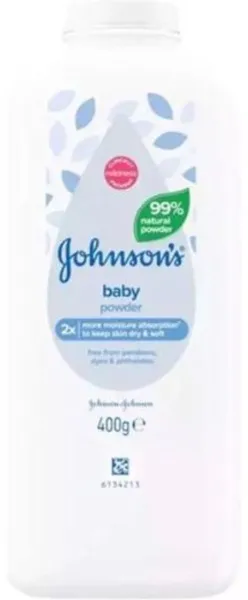 Johnson's Babypoeder | 3 x 400 Gram | Talkpoeder |