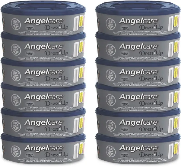 Navulling voor luieremmer - Geurremmend en hoge capaciteit, 12 stuks