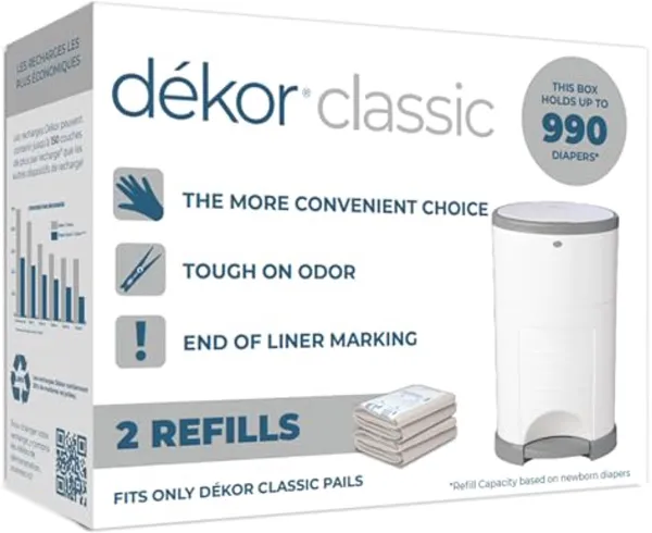 Navulverpakking voor luieremmer – Bespaar Geld en Ruimte met Eenvoudig Navulsysteem