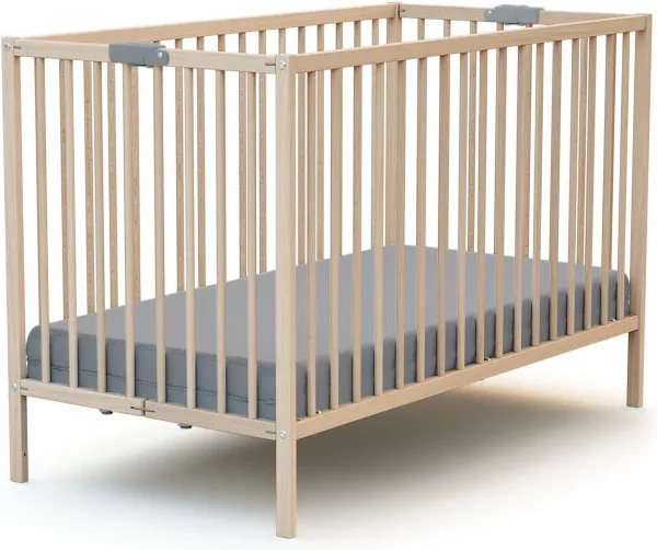 Opvouwbaar Babybed 60x120 cm - Compact en Praktisch met Lattenbodem voor Comfort