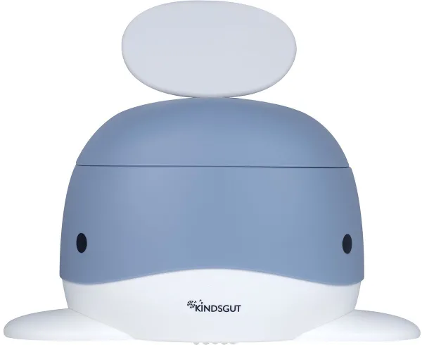 Potje met walvisdesign - Kindsgut wc potjes - subtiel blauwgrijs - plaspotje voor zindelijkheidstraining - potje peuter