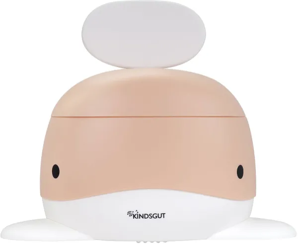 Potje met walvisdesign - Kindsgut wc potjes - subtiel perzik - plaspotje voor zindelijkheidstraining