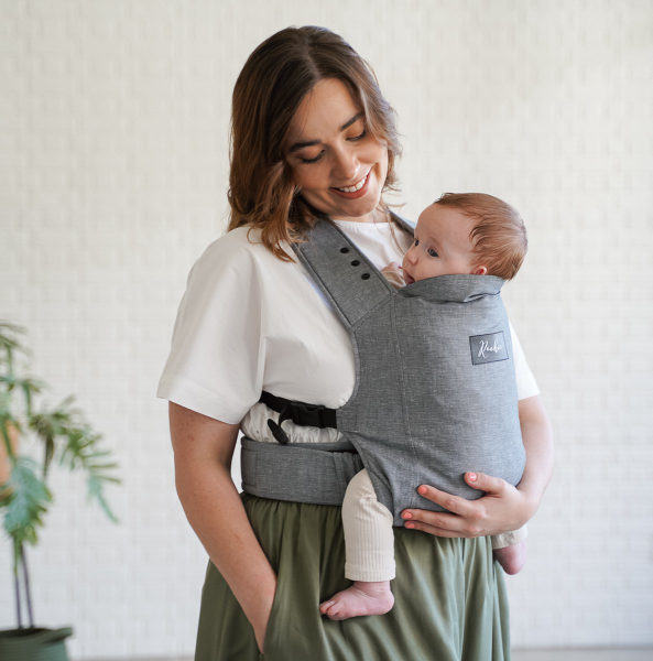 Onafhankelijk Aanklager Piepen ROOKIE Baby Premium draagzak- Design buikdrager - Comfortabel en  ergonomisch - Pasgeboren babydrager - Peuterdrager - Biologisch katoen  (Donkergrijs) kopen | Baby / Geboorte