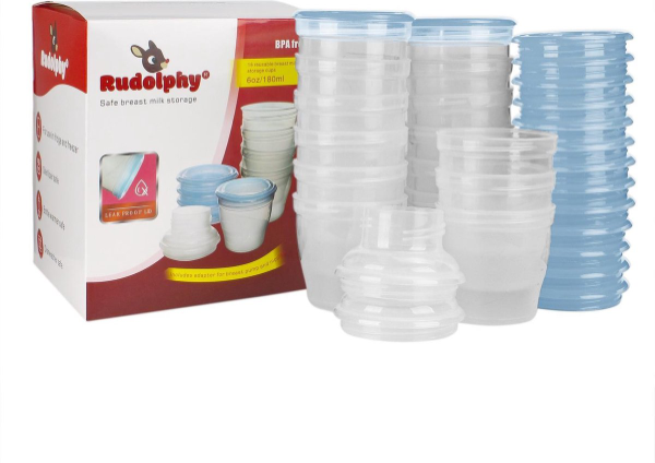 Dubbelzinnig Geweldig kool Rudolphy Cups | 15 stuks | Babyvoeding & borstvoeding bewaarbakjes | 180ml  | moedermelk bakjes| BPA vrij | voeding bewaarbeker kopen | Baby / Geboorte