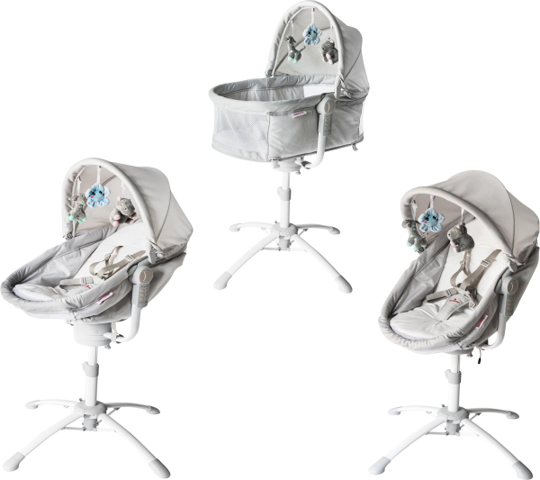 Rudolphy babywiegje Co sleeper babybed en babystoel in één - 3 in 1 baby wipstoel bed en schommelstoel kopen | Baby / Geboorte