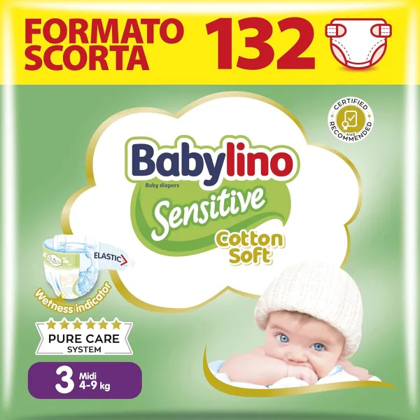 Sensitive luiers maat 3 voor baby's (4-9 kg) - Ultra zacht en absorptief