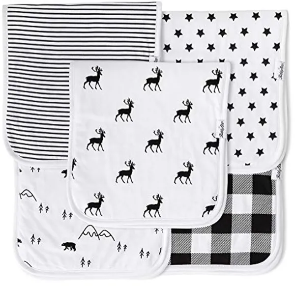 Set van 5 Organic Cotton Babyluiers - Grote Zachte en Absorberende Doeken voor Newborns