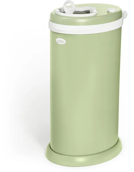 Ubbi - Luieremmer - Mat Groen - Metaal - Geurloos - Geen navulcassettes nodig