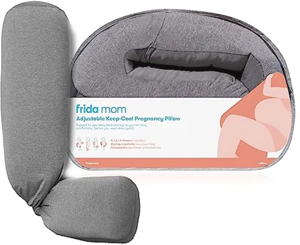 Verstelbaar Keep-Cool zwangerschapskussen voor optimale ondersteuning en comfortabele slaap