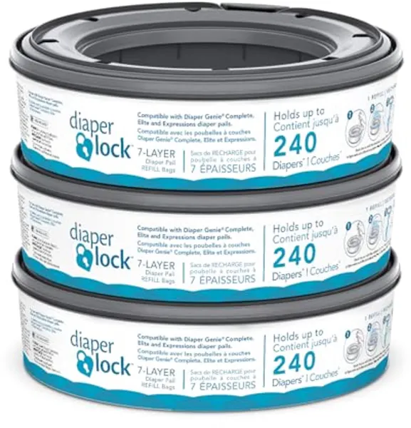 Vullingen voor Luieremmer | 240 Stuks (3-Pack) | Compatibel met Diverse Luieremmers