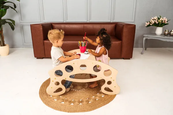 Nathaniel Ward druiven Occlusie W&H houten schommeltoestel en kindertafel - Kindermeubels - Peuter tafel en  stoel - speelmeubel -Kindertafel voor 2-8 jaar kopen | Baby / Geboorte