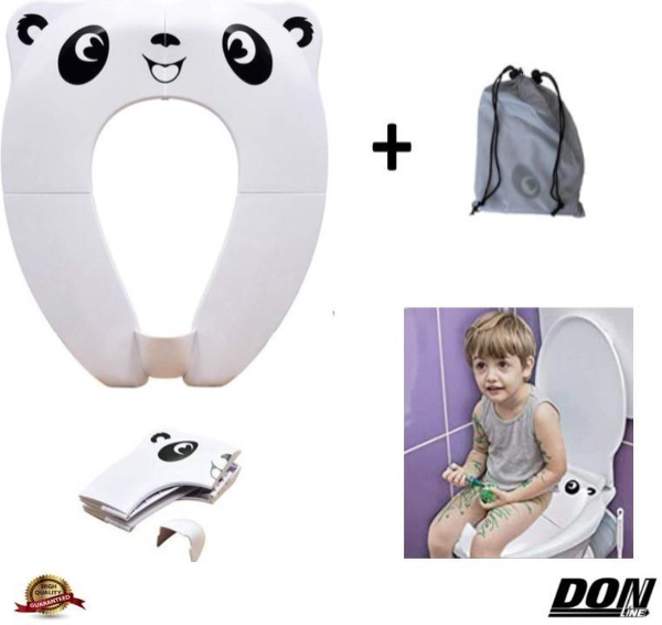 vergaan gemakkelijk symbool WC Verkleiner - Wit Panda Ontwerp - Toilettrainer - Opvouwbare Toilet Zitje  - Toiletbril Verkleiner - Kinder WC Bril kopen | Baby / Geboorte