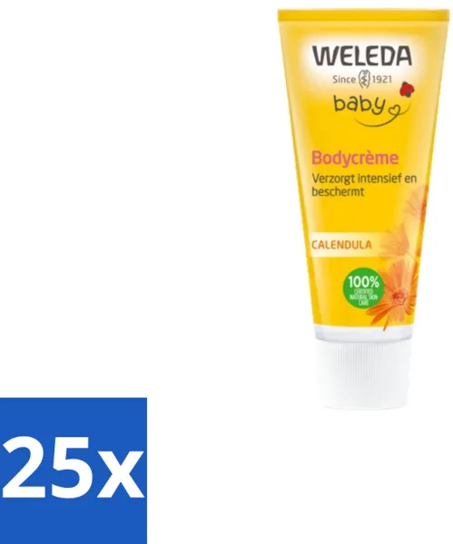 WELEDA - Bodycrème - Baby & Kind Calendula - 75 ml - Bulkverpakking - 25 stuks