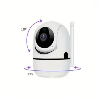1080P HD Draadloze Beveiligingscamera - Automatische Tracking, Nachtzicht, 2.4G WiFi, Babyfoon & Huisdier Monitor, Bewegingsdetectie, Tweewegspraak voor Binnenhuis