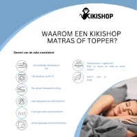 130x160x12 Kikishop Comfort Kindermatras Polyether SG30 - Premium Tijk