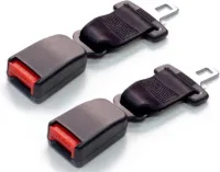 2 stuks - Gordelverlenger - Verlengstuk-Veiligheidsgordel - Autogordel - Universeel - Comfortabel - Auto - Bus - Autogordel Verlenger -lange 4 inchunisexoriginele veiligheidsgordelver lengingsgespver