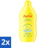 2 x Zwitsal Zeepvrij Schuimbad 400 ml - Babybad - Babyhuid - Gevoelige Huid - Babyzeep - Schuimbad