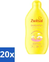 20 x Zwitsal - Babyverzorging - Bodylotion - Extra Verzorgend en Zacht - 400 ml - Babyverzorging - Gevoelige Huid - PH-neutraal - Parabenenvrij