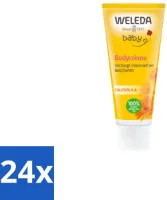 24 x WELEDA - Bodycrème - Baby & Kind Calendula - 75 ml - Babycreme - Babyverzorging - Natuurlijke Babycreme - Calendula Creme - Gevoelige Huid