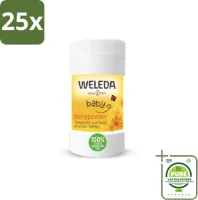25 x WELEDA - Babypoeder - Baby & Kind Calendula - 20 g - Grootverpakking - Babypoeder - Babyhuid - Natuurlijke Verzorging - Calendula - Arnica