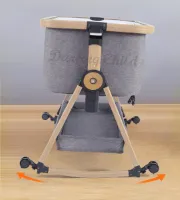 3-in-1 Converteerbaar Babybed - Co-sleep, Bewegende en Schommel Wieg - Opvouwbaar en Draagbaar met Klamboe en Matras