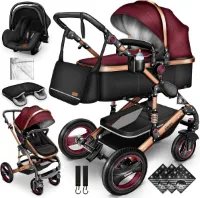 3-in-1 Kinderwagen Complete Set voor Baby
