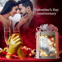 3D Hand Casting Kits voor Paar | Verjaardagscadeaus voor Paar | Cadeaus voor Bruiloft Verjaardag | Verlovingscadeaus | Pottenbakkerset voor Volwassenen | Geschenken voor Haar en Hem