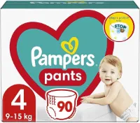 3x Pampers Luierbroekjes 360 Degrees Maat 4 (9 - 15 kg) 30 stuks