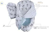 5-delige babynestset 100x60x15 uitneembaar inlegbed knuffelnest