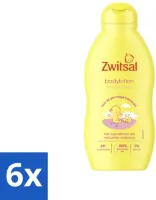 6 x Zwitsal Bodylotion 200 ml - Babylotion - Babyhuid - Gevoelige Huid - Zwitsal - Hydraterende Lotion