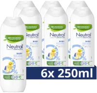6x Neutral Baby Shampoo Parfumvrij 250 ml