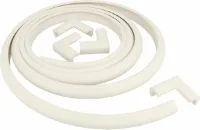 AMIG Set hoek en randbescherming - 12x hoekbeschermers - 6meter randbescherming - wit - kind bescherming - veiligheid - zelfklevend