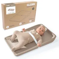 Aankleedkussen Baby 50 x 70 cm - Draagbaar, Waterdicht en Wasbaar met Veiligheidsgordel voor Commode