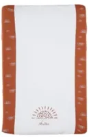 Aankleedkussen met overtrek - Babou & Kendi - zon - karamel en ecru