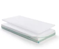 AeroSleep® EvoDuo 2-in-1 matraspakket: Babymatras + 3D matrasbeschermer - 140 x 70 cm