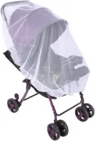 Allecto Plus - 1st Kinderwagen Muskietennet - Bug Net Buggy - Wit - Veilige Bescherming Mesh Cover - Zwembad Accessoire