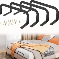 Allecto Plus - Matras Fixing Rod Set - Metaal Matras Houder met Anti Slip - Bed Matras Stopper voor Stabiliteit - Eenvoudig te Installeren - Hoge Draagcapaciteit - Voor Huizen en Hotels.