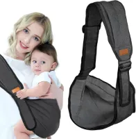 Allecto Plus - Multifunctionele peuter- en pasgeboren babydrager met verstelbare zijkant, geschikt vanaf de geboorte tot 36 maanden - Wild Ride design.