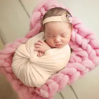 Allecto Plus - Newborn fotografie-rekwisieten voor kinderen - zachte wrap deken voor pasgeborenen - doe-het-zelf foto accessoires