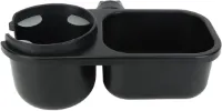 Allecto Plus - Universele snackhouder voor kinderwagen - Handige lade voor kinderen - Ideaal voor onderweg - Zwart - 2-in-1设计