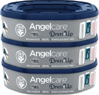 Angelcare Navulling Luieremmer Baby - Achthoekige Navulcassettes Voor Dress Up - 3 Stuks