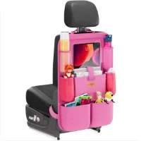 Auto Achterbank Organizer - Verstelbare Riemen - Snacks & Drankjes voor Onderweg - Duurzaam