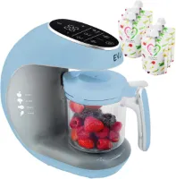 Automatische Babyvoeding Maker met Stoom- en Blendfunctie | 7 in 1 Voedselverwerker voor Gezonde Maaltijden | Zelfreinigend en Touch Screen