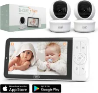 B-care Moon Wifi Connected - Babyfoon met Wifi - Babyfoon Met 2 Camera
